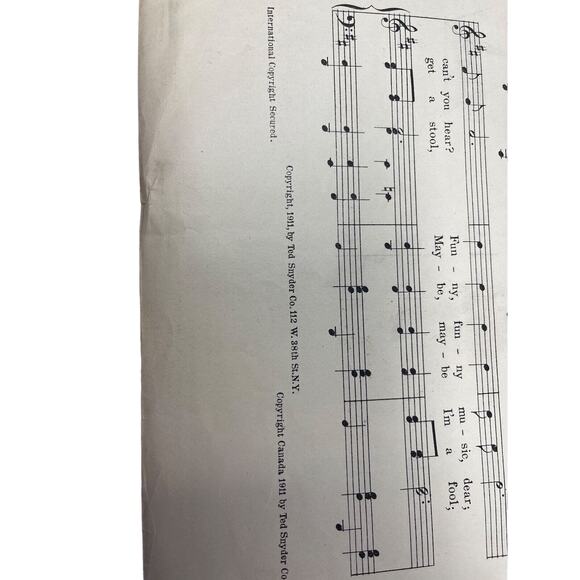 1911 Everybodys Doin It Now Sheet Music Irving Berlin Lydia Barry Large Format - Picture 3 of 8